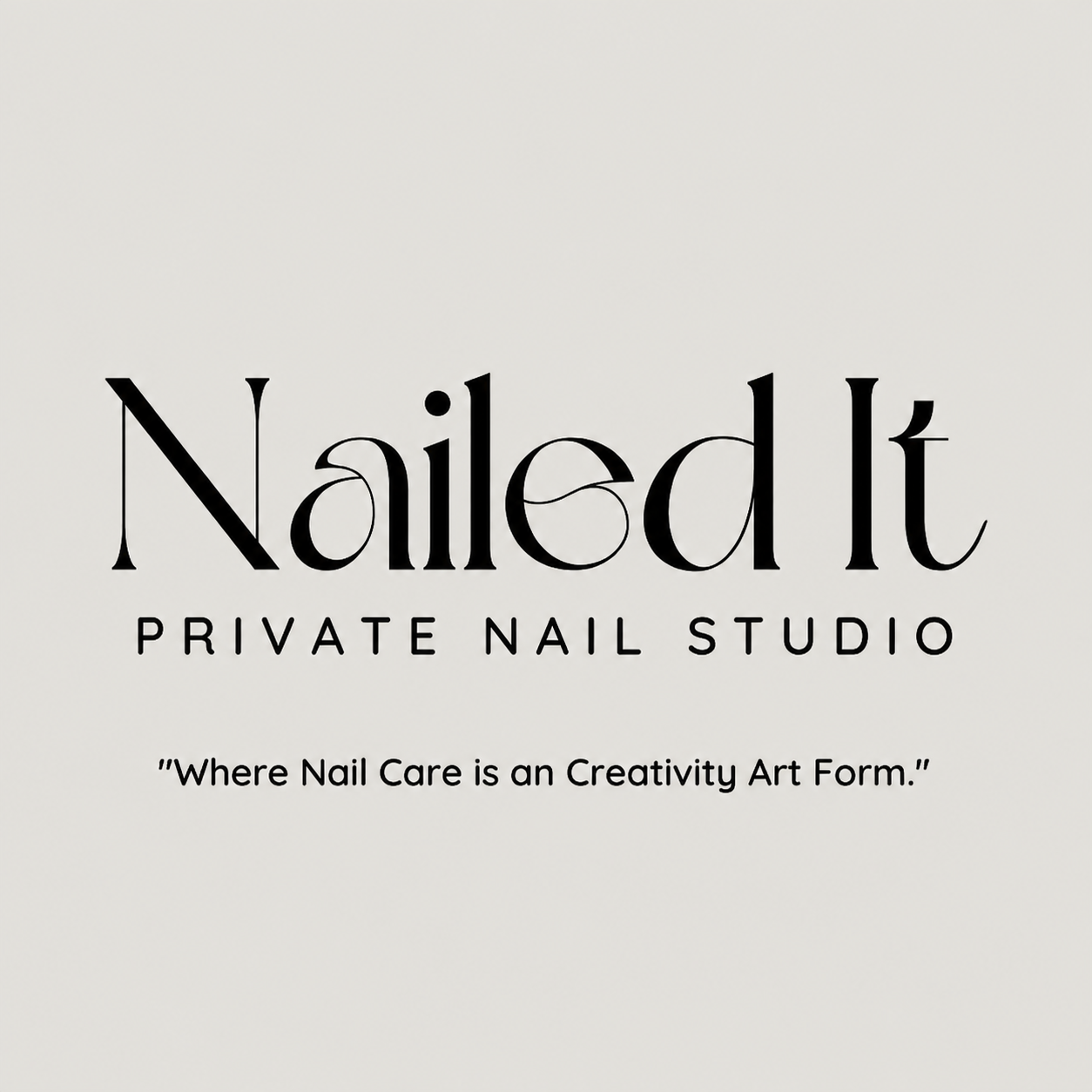 Nailed It Nail Studio logosu